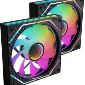 Pack 2x Ventoinhas MF3DPROX2R 120mm ARGB (Preto) - MARS-GAMING