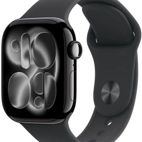 Apple Watch Series 11 GPS + Cellular 46mm Alumínio Preto Brilhante c/ Bracelete Desportiva Preta M/L