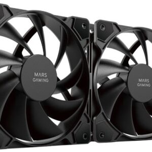 Pack 2x Ventoinhas MFPROX2 120mm (Preto) - MARS-GAMING