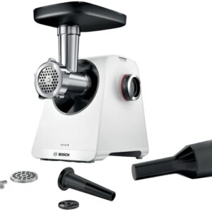 Picador de Carne Serie 4 MultiPower MFWS420W 1900W (Branco/Preto) - BOSCH