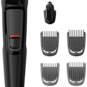 Aparador Barba/Cabelo/Nariz Multigroom Series 3000 6-EM-1 Recarregável - PHILIPS