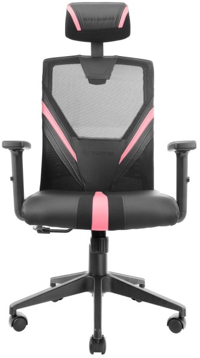 Cadeira Gaming MGC-ERGO (Rosa/Preto) - MARS GAMING