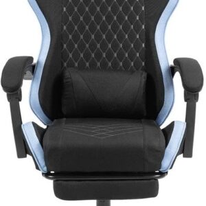 Cadeira Gaming MGC-X (Preto/Azul) - MARS GAMING
