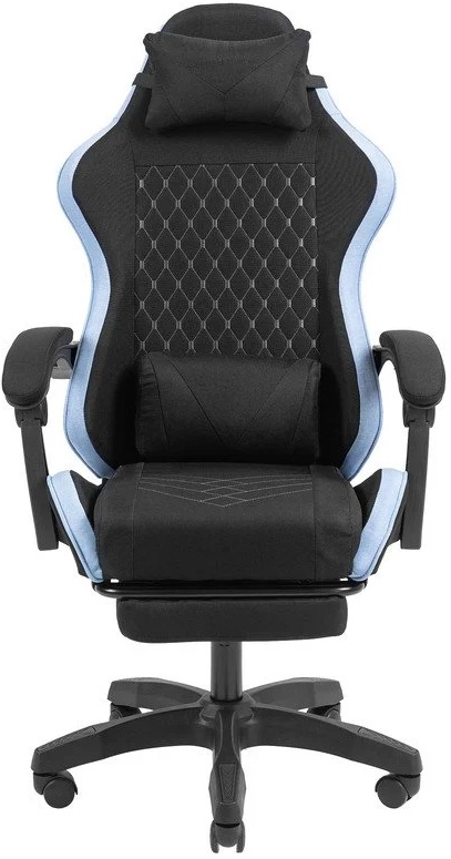 Cadeira Gaming MGC-X (Preto/Azul) - MARS GAMING