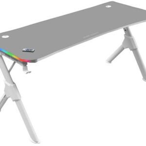 Mesa Gaming MGD140 RGB 140x60cm (Cinzento/Branco) - MARS-GAMING