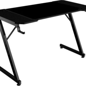 Mesa Ergonómica MGD-X120 c/ Tapete XXL e Suporte p/ Headset e Bebida 120x60cm (Preto) - MARS GAMING