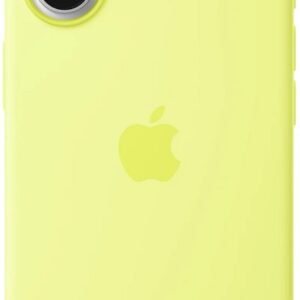 Capa Silicone iPhone 17 c/ MagSafe (Amarelo-Néon) - APPLE