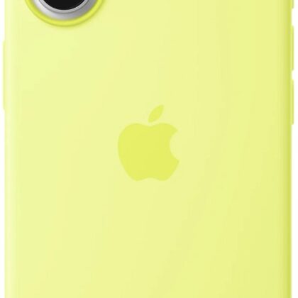 Capa Silicone iPhone 17 c/ MagSafe (Amarelo-Néon) - APPLE