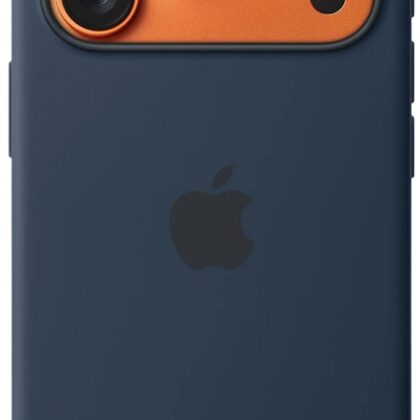 Capa Silicone iPhone 17 Pro c/ MagSafe (Meia-Noite) - APPLE