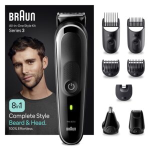 Aparador Corporal Multigroom All-in-One 8-EM-1 S3 MGK3440 (Cinzento) - BRAUN
