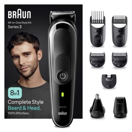Aparador Corporal Multigroom All-in-One 8-EM-1 S3 MGK3440 (Cinzento) - BRAUN