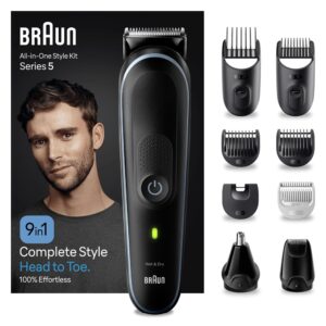 Aparador Cabelo e Barba Multifunções Series 5 9-EM-1 All-in-One Style Kit - BRAUN