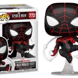 Figura Pop! Spider-Man Miles Morales Miles Traje Avan?ado Marvel - FUNKO