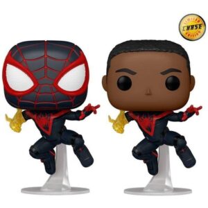 Figura Pop! Spider-Man Miles Morales Miles Clássico 5 - 1 Chase Marvel - FUNKO