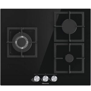 Placa a G?s GG633B 3 Zonas 60cm (Preto) - HISENSE