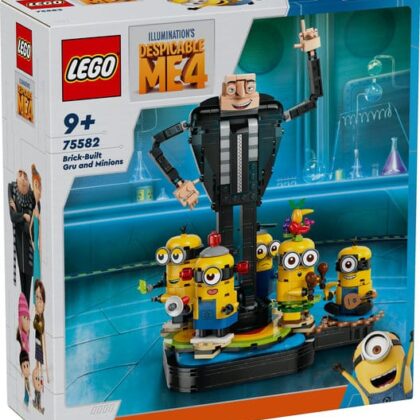 LEGO Gru: O Maldisposto 4 Gru e Minions Construídos com Peças - 75582
