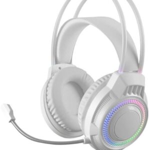 Auscultadores Headset Gaming MH124W (Branco) - MARS GAMING