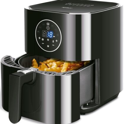Fritadeira Eléctrica s/ Óleo Mini Cube 1500W 3,5L (Preto)
