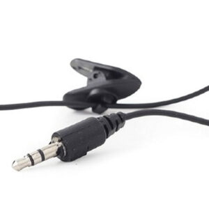 Microfone Clip-On MIC-C-01 (Preto) - GEMBIRD