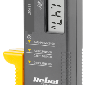 Testador de Baterias Universal AA/AAA/C/D/9V - REBEL RB-168D