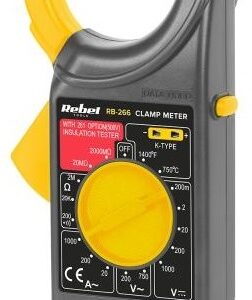 Pinça Amperimétrica Digital AC/DC 1000A - REBEL RB-266