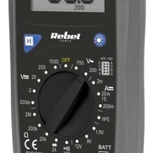 Mult?metro Digital 3? D?gitos - REBEL RB-30D