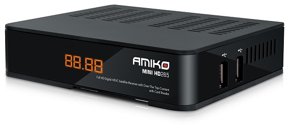 Receptor Satélite Mini Full HD Ethernet - AMIKO
