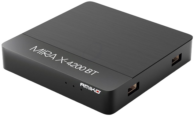 Receptor IPTV Linux Mira X HiS-4200 BT SE 1GB/8GB 5G VPN 4K Bluetooth - AMIKO
