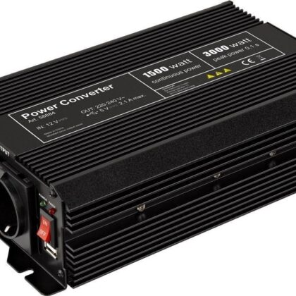 Conversor 12V - 220V 1500W USB - GOOBAY