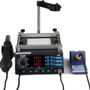 Esta??o Soldadura 3-EM-1 (Ar Quente + Ferro Soldar + Pr?-Aquecimento) - M-LINK