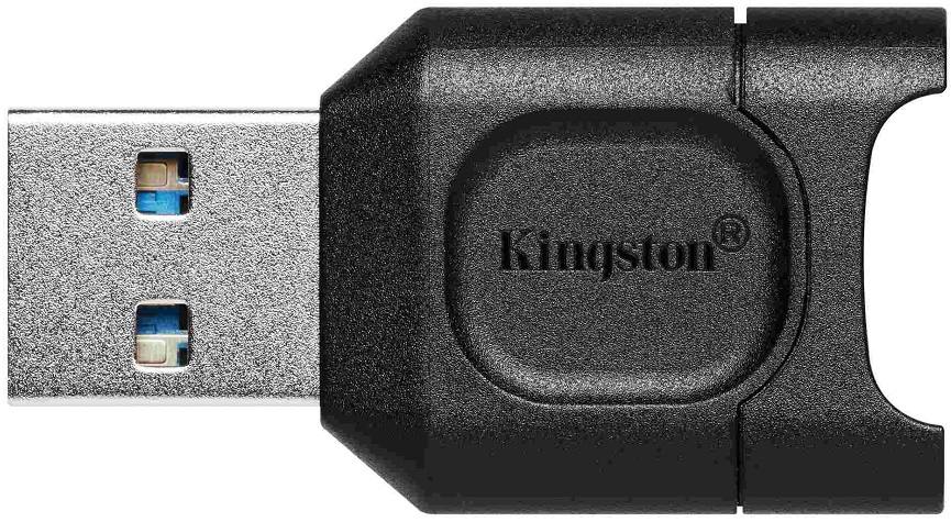 Leitor de Cartões MobileLite Plus microSD Reader USB 3.2 Gen 1 (Preto) - KINGSTON