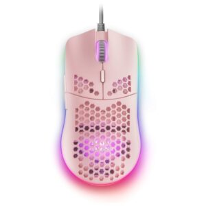 Rato Mars Gaming MMAX RGB (Rosa)