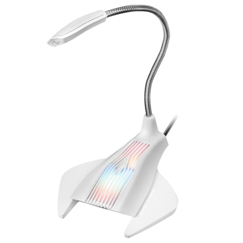 Microfone Mars Gaming MMIC USB RGB (Branco)