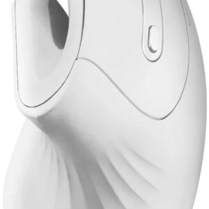 Rato Óptico Vertical Ergonómico MMW-ERGOPRO Wireless 3200DPI (Branco) - MARS-GAMING