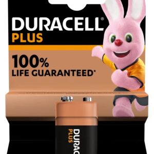 Pilha Alcalina 9V 6LR61 - Duracell PLUS