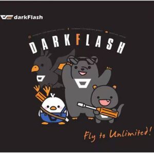 Tapete de Rato Gaming 30x25cm (Preto) - DARKFLASH