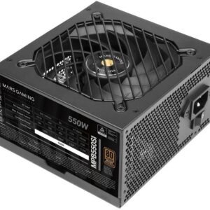 Fonte de Alimentação ATX MPB550SI 500W 80 Plus Bronze (Preto) - MARS GAMING