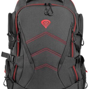 Mochila p/ Port?til At? 17,3 (Cinzento/ Vermelho) - GENESIS