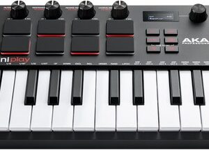 Controlador de teclado Mini Play Mk3 c/ Alti-falantes - AKAI