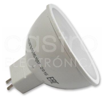 Lampada LED 220V MR16 7W Branco 4000K 560Lm