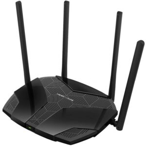 Router Wireless AX3000 Dual Band Wi-Fi 6 (Preto) - MERCUSYS