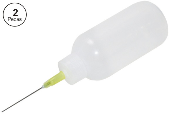 Pack 2x Dispensadores de Flux c/ Agulha Ponta Fina - Proskit