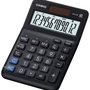 Calculadora MS-20F Secretária (Preto) - CASIO