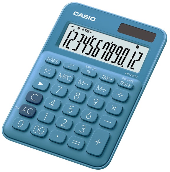 Calculadora de Secretária 12 Digitos (Azul) - CASIO