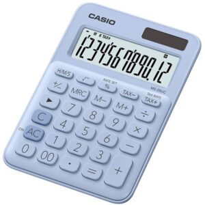 Calculadora de Secretária 12 Digitos (Azul Claro) - CASIO