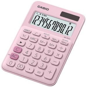 Calculadora de Secretária 12 Digitos (Rosa Claro) - CASIO