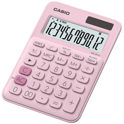 Calculadora de Secretária 12 Digitos (Rosa Claro) - CASIO