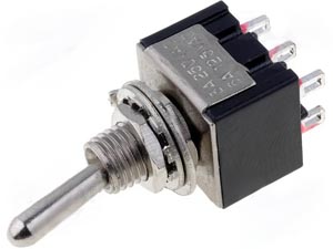 Interruptor Mini Alavanca ON-ON 3A