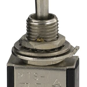 Interruptor Mini Alavanca (ON)-OFF-(ON) 3A 250V - Pressão