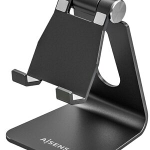 Suporte de Mesa M Ajust?vel p/ Smartphones/Tablet?s (Preto) - AISENS